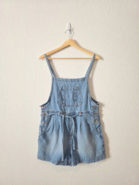 Relaxed Denim Shortalls (S)
