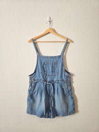 Relaxed Denim Shortalls (S)