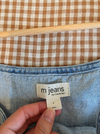 Relaxed Denim Shortalls (S)