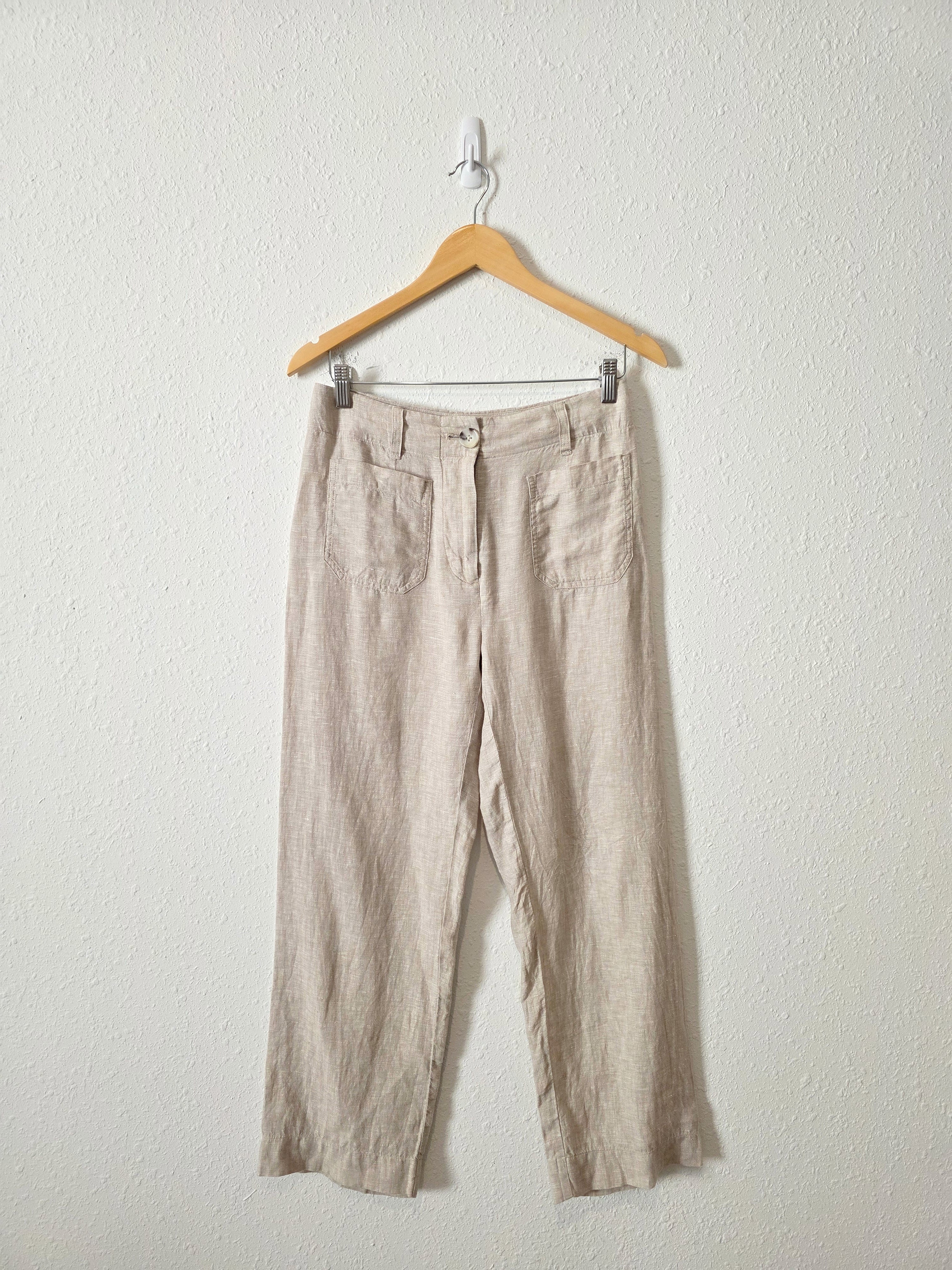 Quince Relaxed Wide Leg Linen Pants (2)
