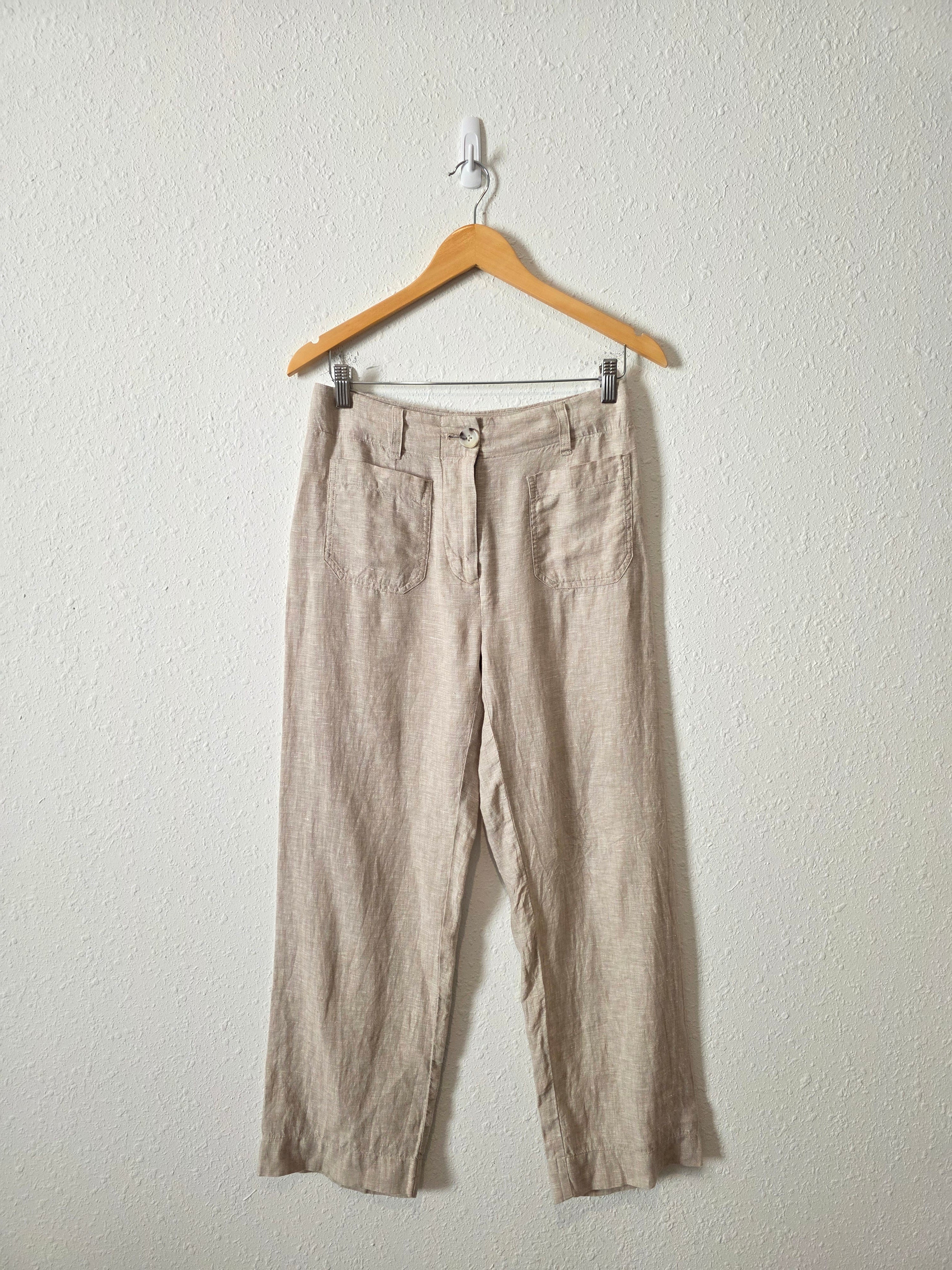 Quince Relaxed Wide Leg Linen Pants (2)