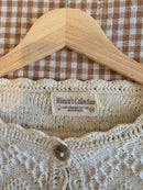Textured Organic Cotton Cardigan (M)