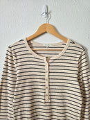 Z Supply Striped Henley Tee (L)