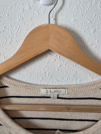 Z Supply Striped Henley Tee (L)