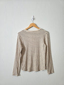 Z Supply Striped Henley Tee (L)
