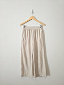 Roolee Cotton Linen Gingham Pants (S)