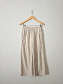 Roolee Cotton Linen Gingham Pants (S)