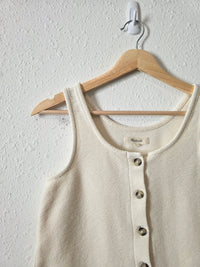 Madewell Cream Cotton Tank (XS)