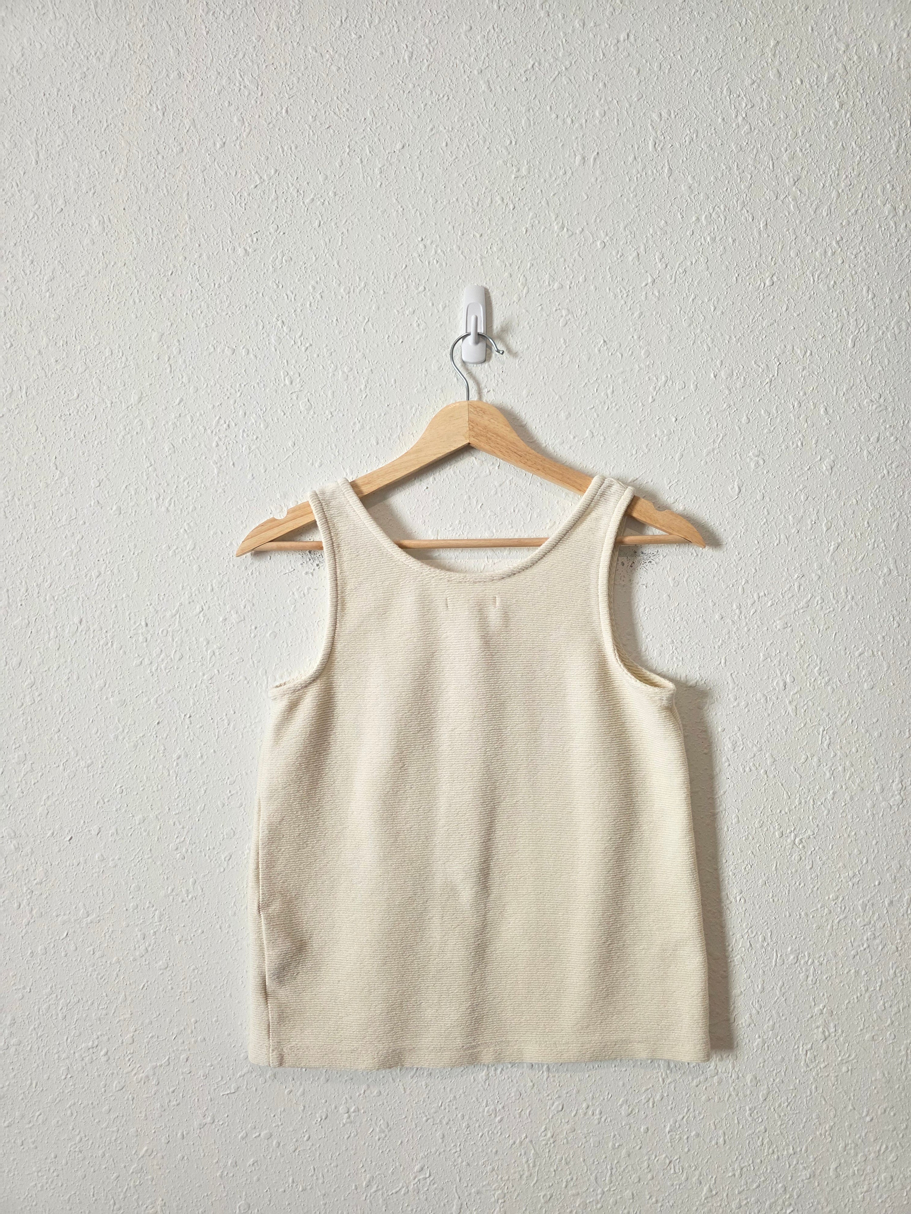 Madewell Cream Cotton Tank (XS)