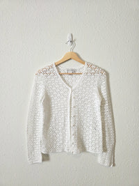 Vintage Crochet Knit Cardigan (XS/S)