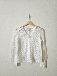 Vintage Crochet Knit Cardigan (XS/S)