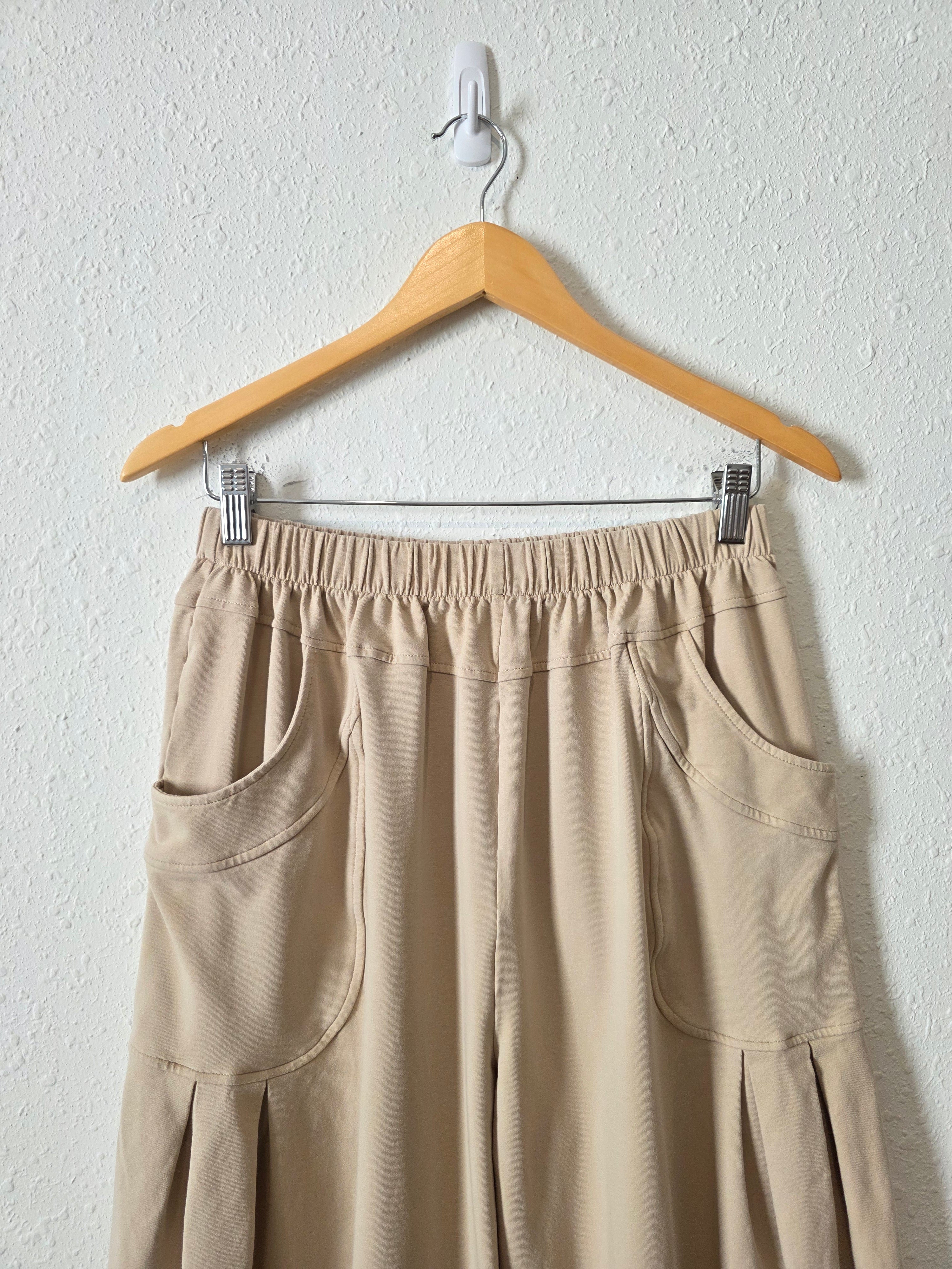 Apricot Neutral Pleated Pants (8)