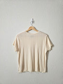 Toad & Co Pointelle Crewneck Tee (S)