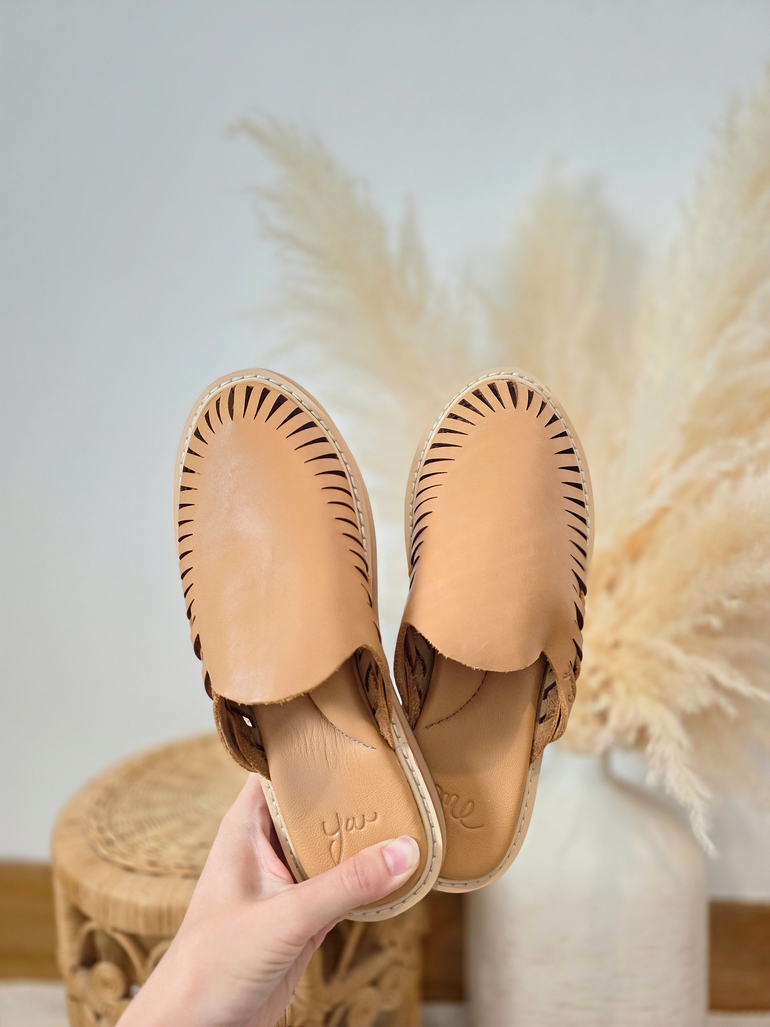 Sanuk Leather Huarache Mules (7)