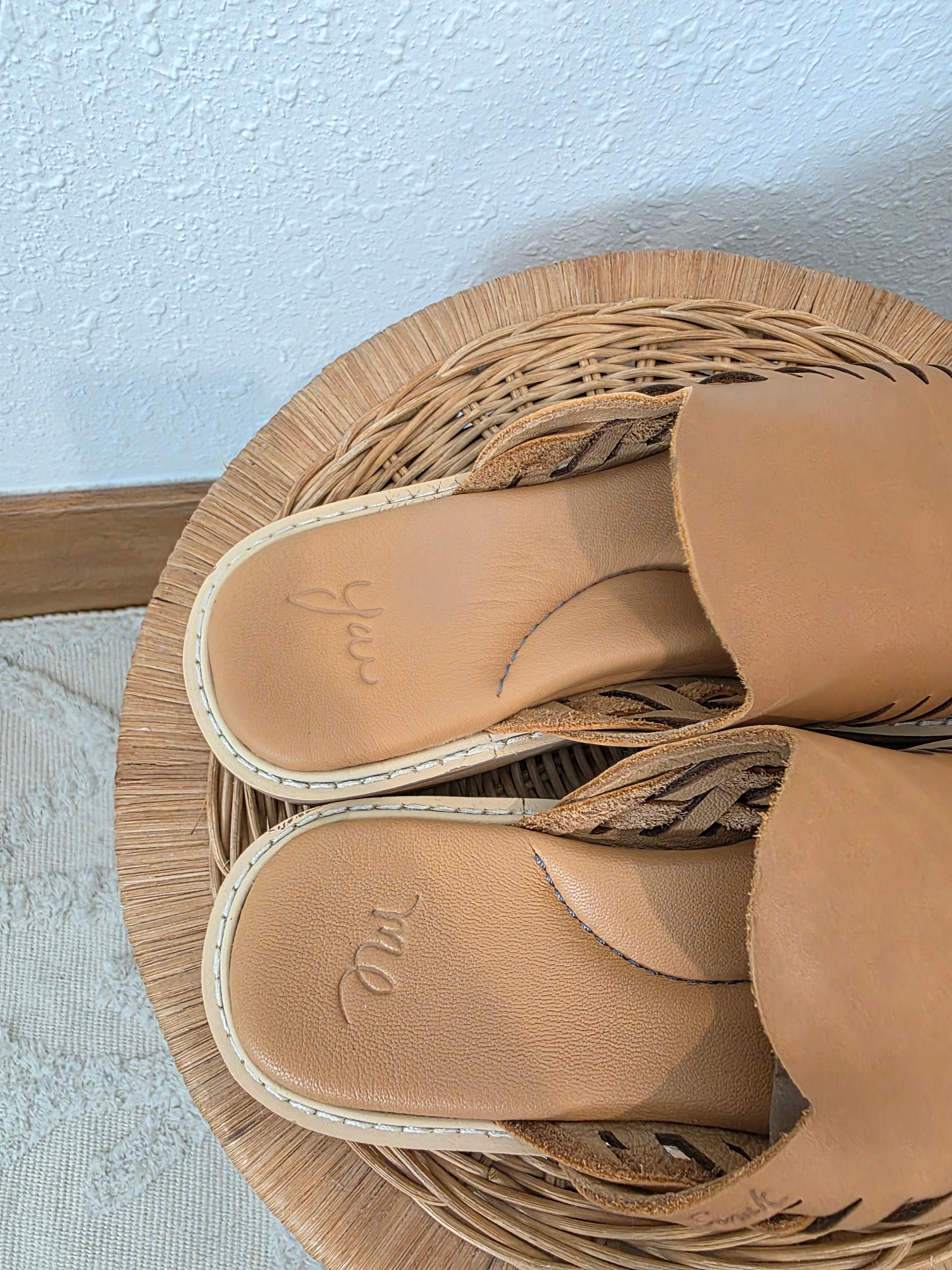 Sanuk Leather Huarache Mules (7)