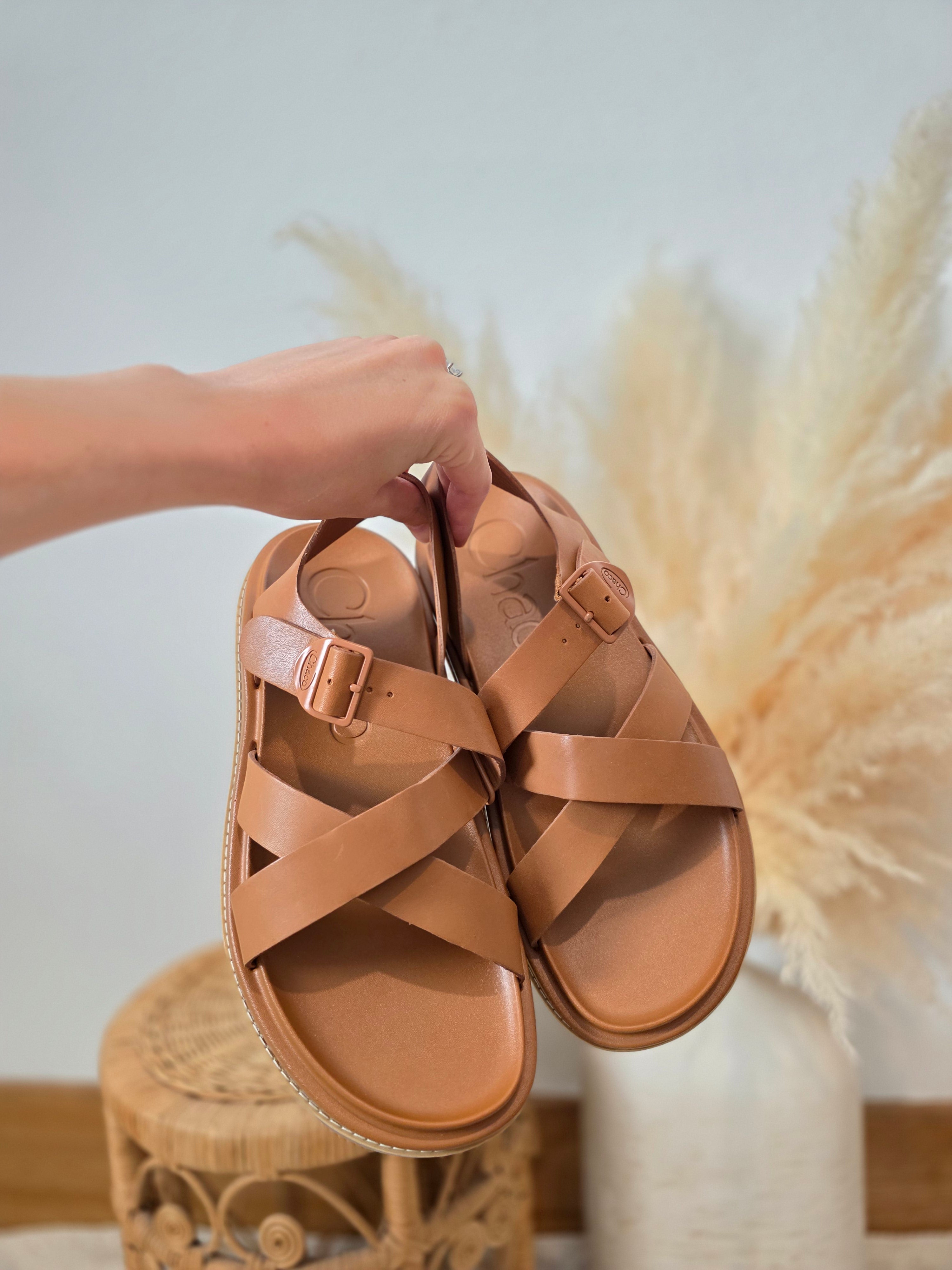 Chaco Brown Leather Sandals (9)