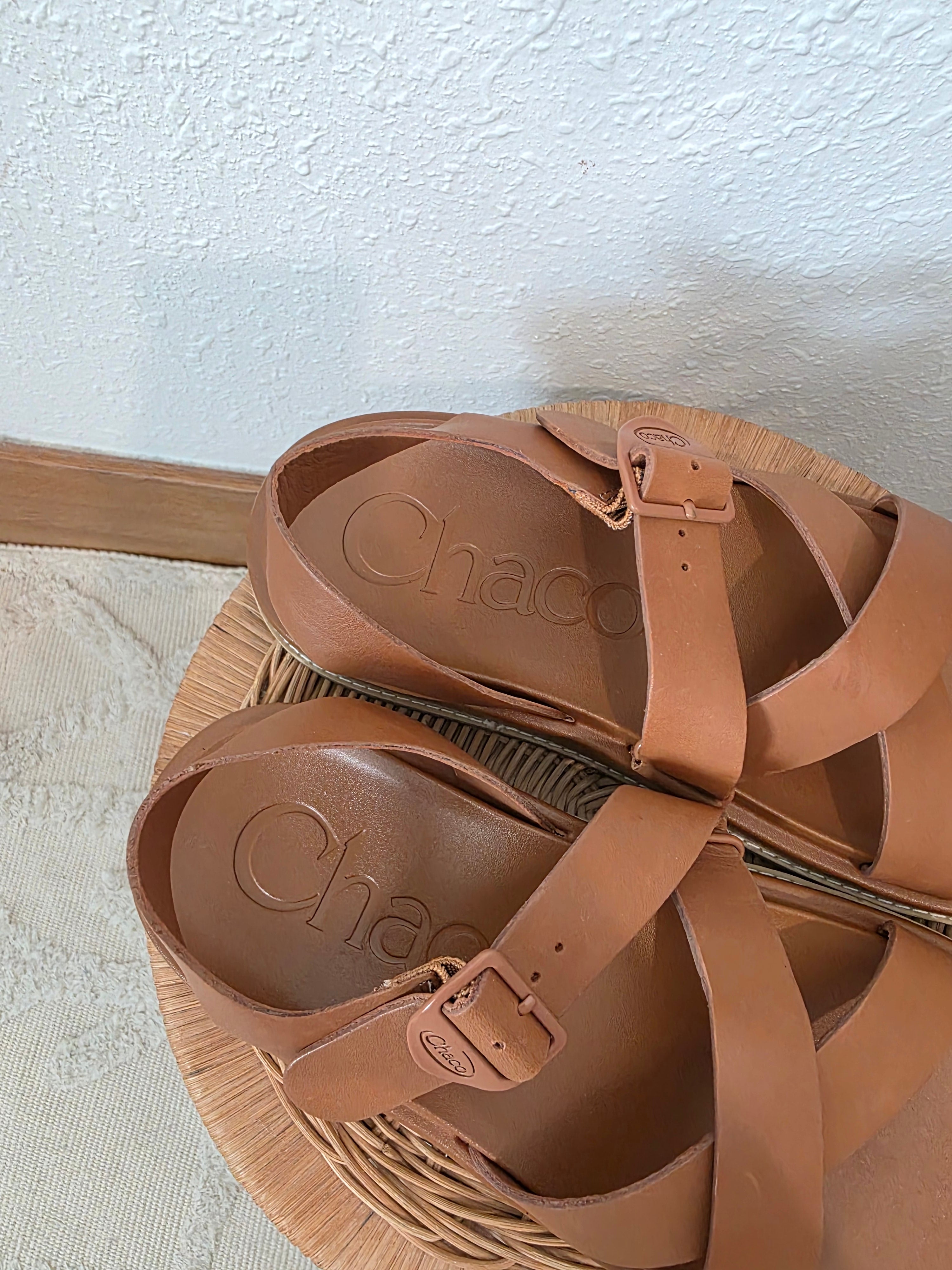Chaco Brown Leather Sandals (9)
