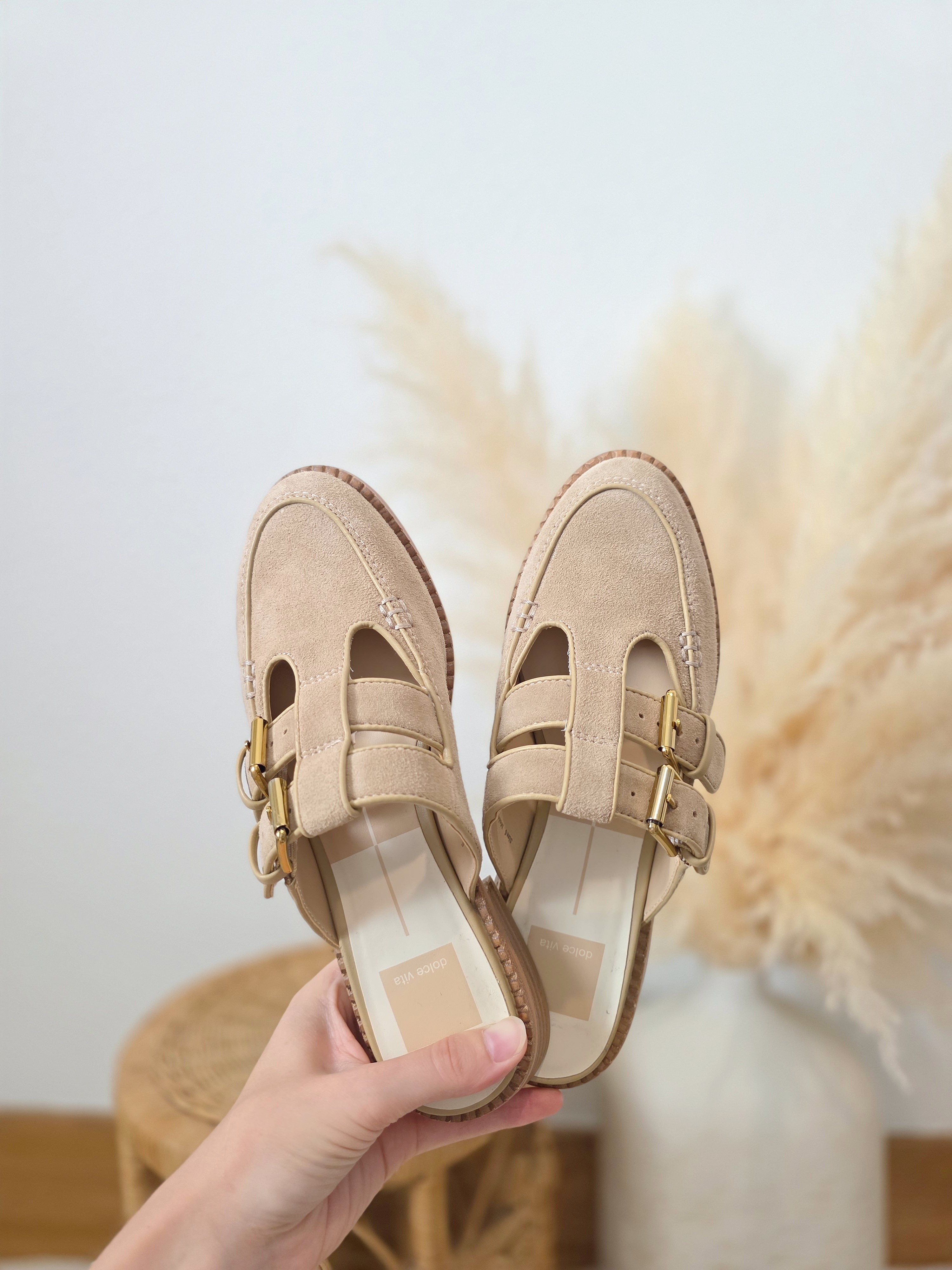Dolce Vita Mary Jane Suede Mules (6)