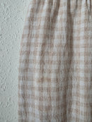 Roolee Cotton Linen Gingham Pants (S)