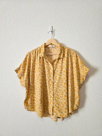 Madewell Floral Button Up Shirt (XL)