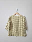 NPL Green Gingham Relaxed Top (S/M)