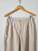 NPL Gingham Wide Leg Pants (M)