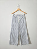 NEW Madewell Wide Leg Striped Jeans (26)