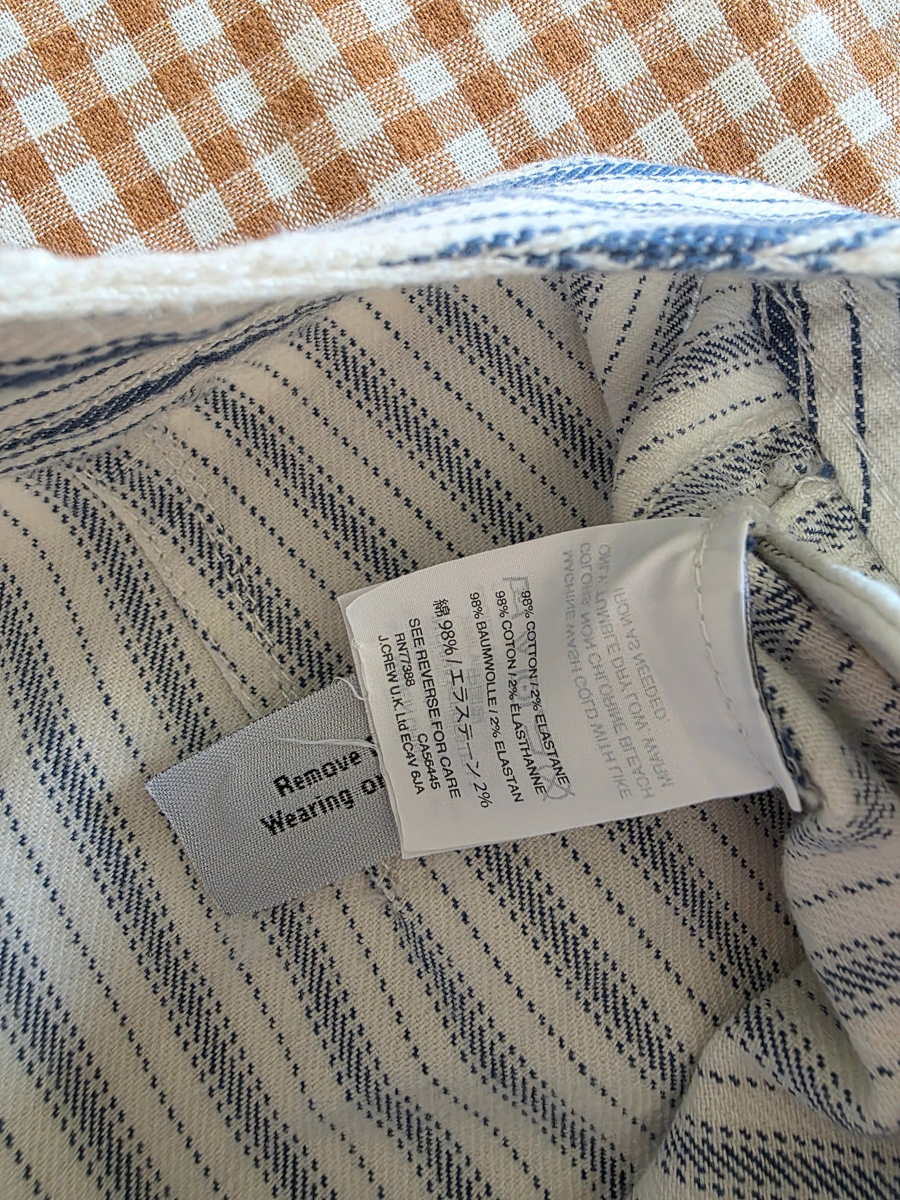 NEW Madewell Wide Leg Striped Jeans (26)