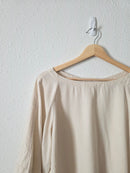 Linen Blend Puff Sleeve Top (MP)