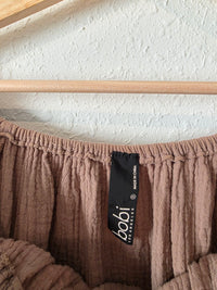 Brown Cotton Gauze Matching Set (XS/S)