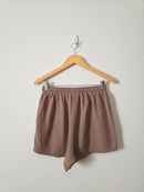 Brown Cotton Gauze Matching Set (XS/S)