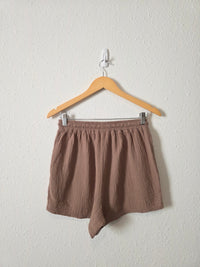 Brown Cotton Gauze Matching Set (XS/S)