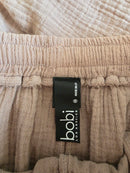 Brown Cotton Gauze Matching Set (XS/S)