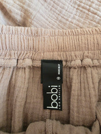 Brown Cotton Gauze Matching Set (XS/S)