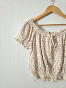 Dainty Floral Cotton Top (L)