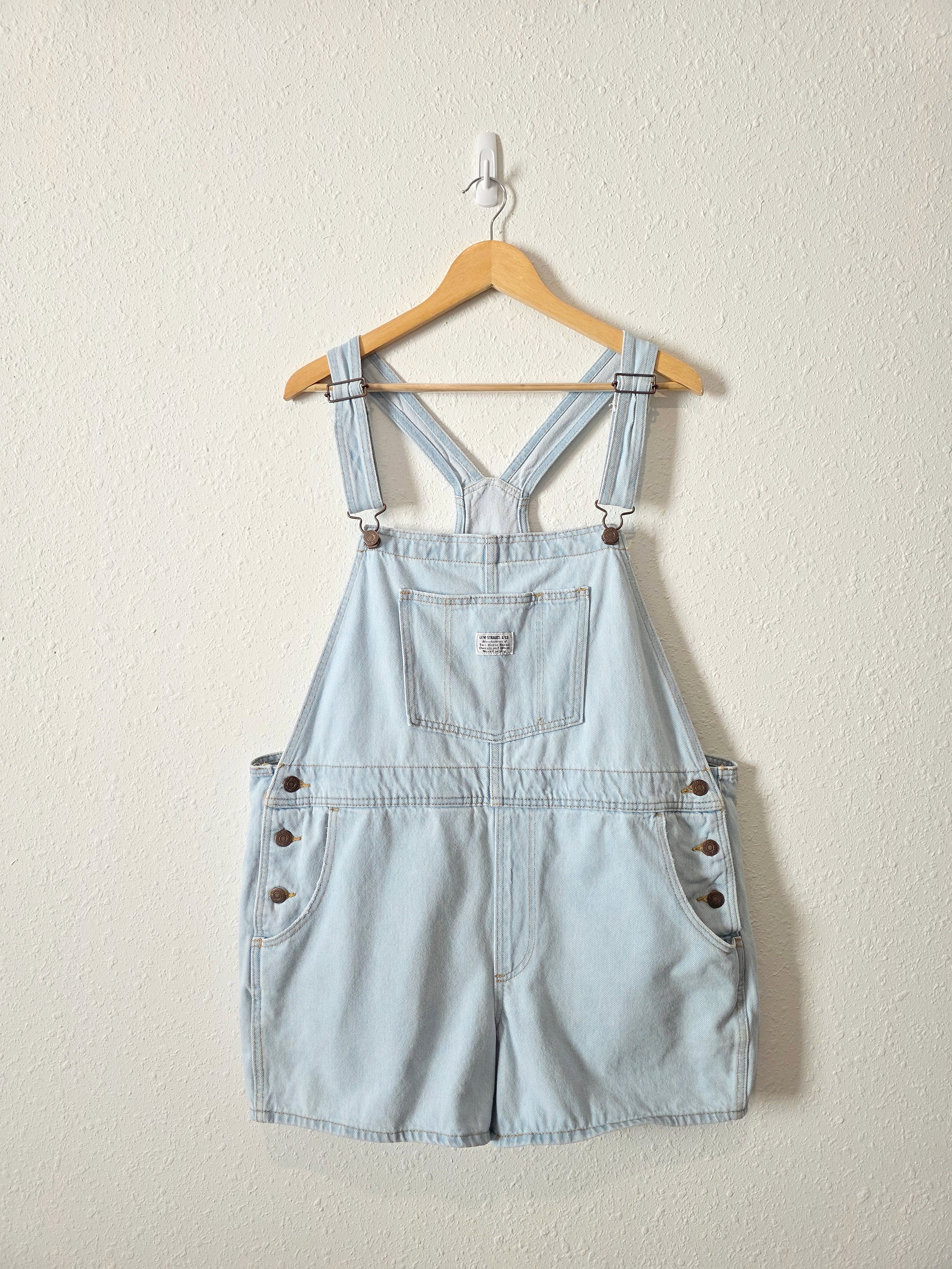 Levi's Light Wash Denim Shortalls (18W)