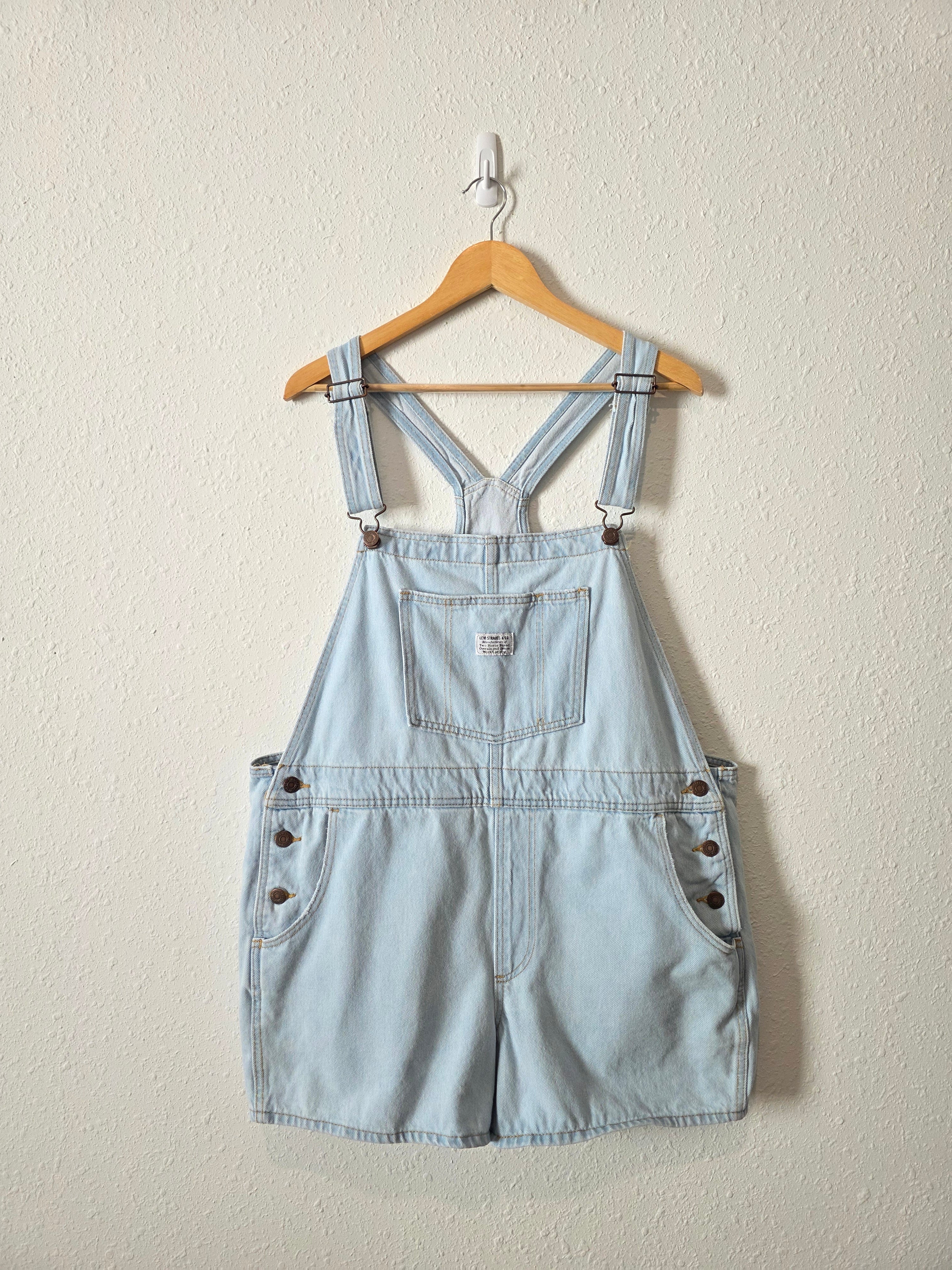 Levi's Light Wash Denim Shortalls (18W)