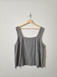 Linen Blend Gingham Matching Set (XL/XXL)