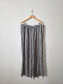 Linen Blend Gingham Matching Set (XL/XXL)