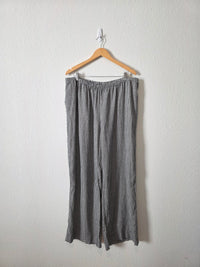 Linen Blend Gingham Matching Set (XL/XXL)