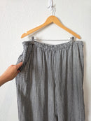 Linen Blend Gingham Matching Set (XL/XXL)