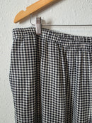 Linen Blend Gingham Matching Set (XL/XXL)
