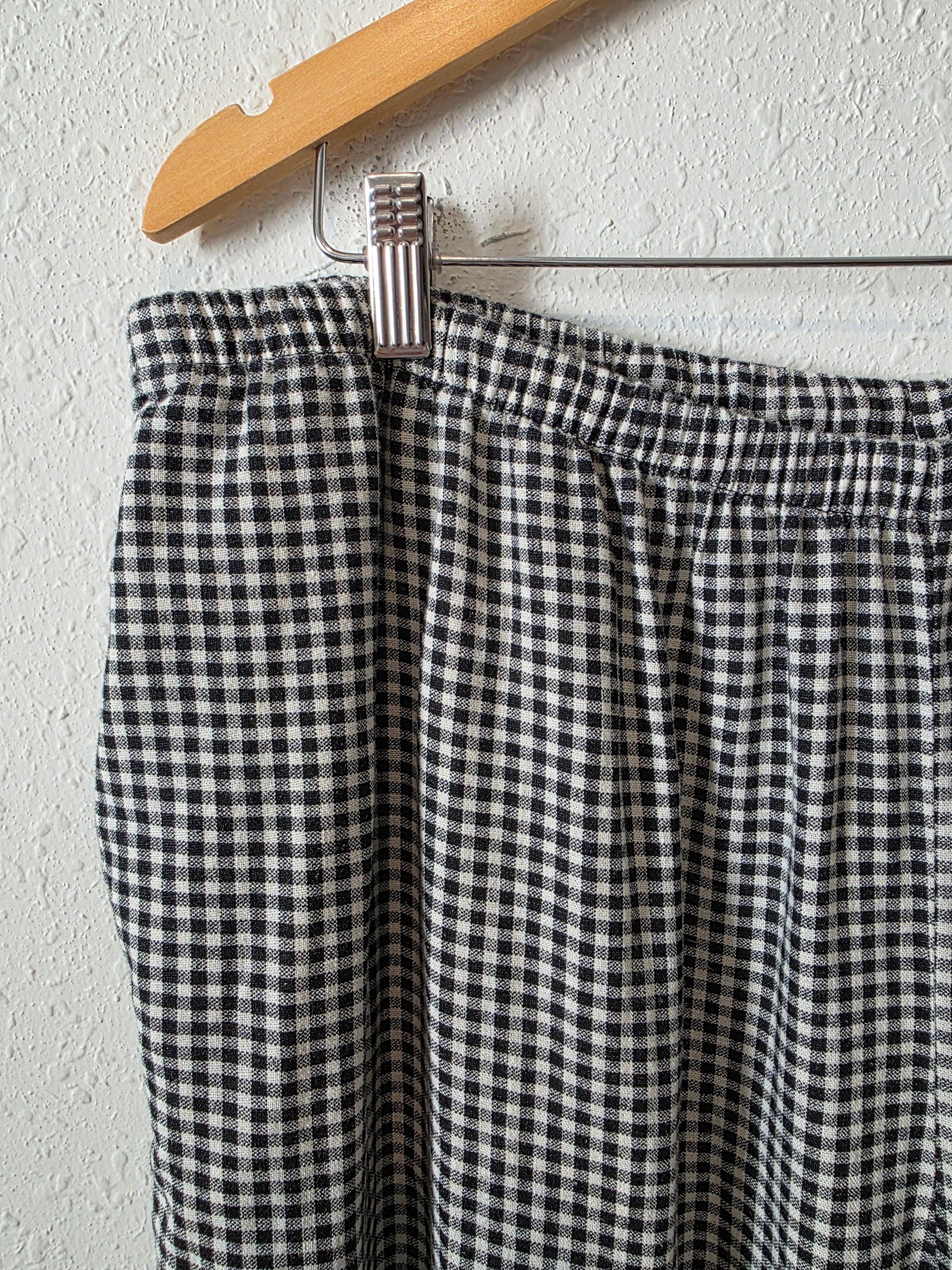 Linen Blend Gingham Matching Set (XL/XXL)