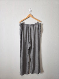 Linen Blend Gingham Matching Set (XL/XXL)