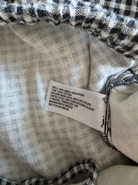 Linen Blend Gingham Matching Set (XL/XXL)