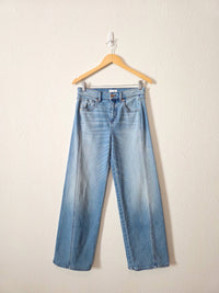 Evereve Seamed Wide Leg Jeans (28)