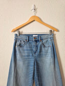 Evereve Seamed Wide Leg Jeans (28)