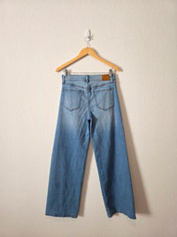 Evereve Seamed Wide Leg Jeans (28)