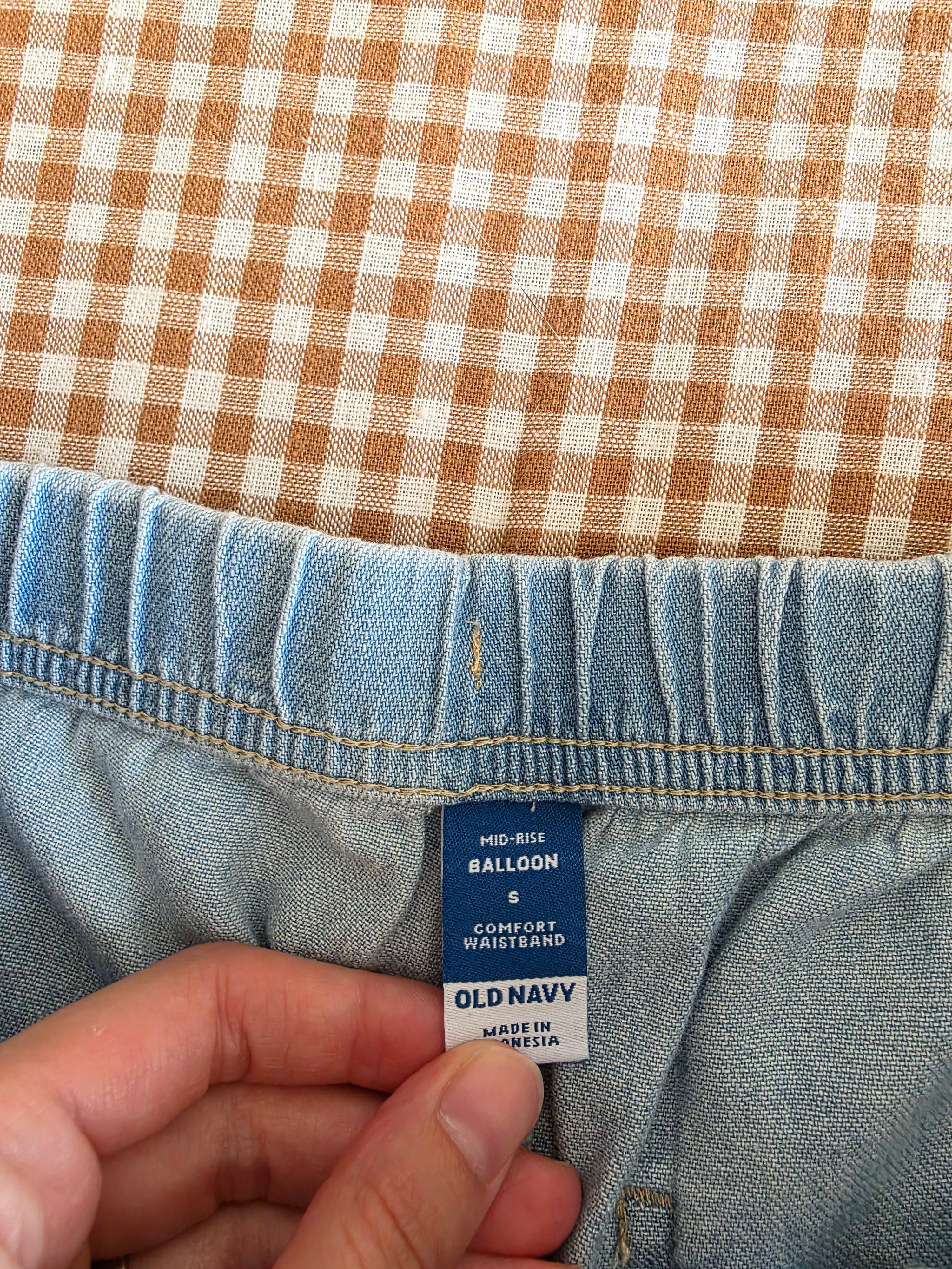 NEW Drawstring Balloon Jeans (M)