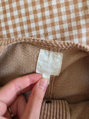 Aerie Corduroy Kick Flare Overalls (S)